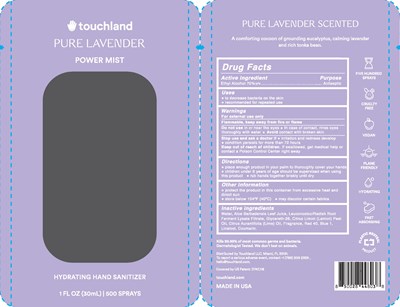 Lavender (Touchland Hand Sanitizer   Pure Lavender)